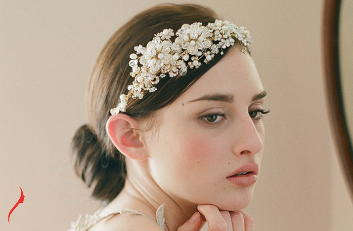 Những Chiếc “headband” Tuyệt Đẹp Trong Xu Hướng Cưới Xuân Hè 2015