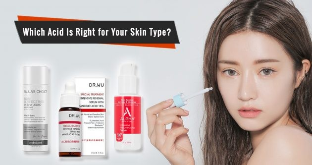 Làm sao biết da tôi hợp với loại acid nào? BHA hay Glycolic, Lactic, Mandelic?