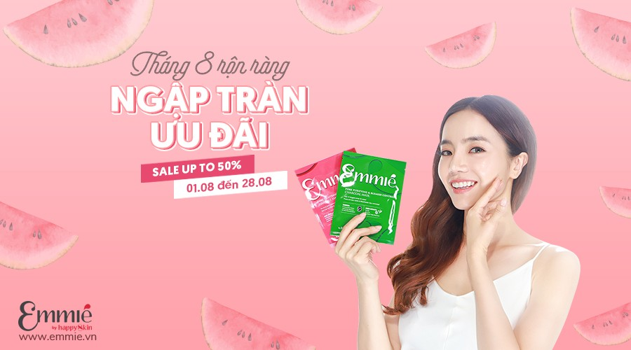 Review bộ đôi mặt nạ chăm sóc lỗ chân lông của Emmié by Happy Skin