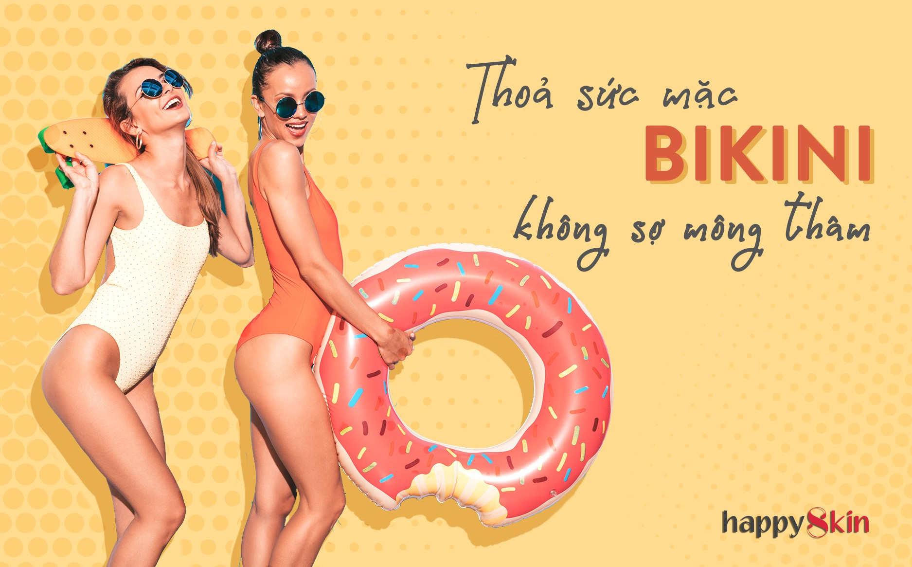 Thỏa sức mặc bikini với bí quyết trị thâm mông “đỉnh của đỉnh”