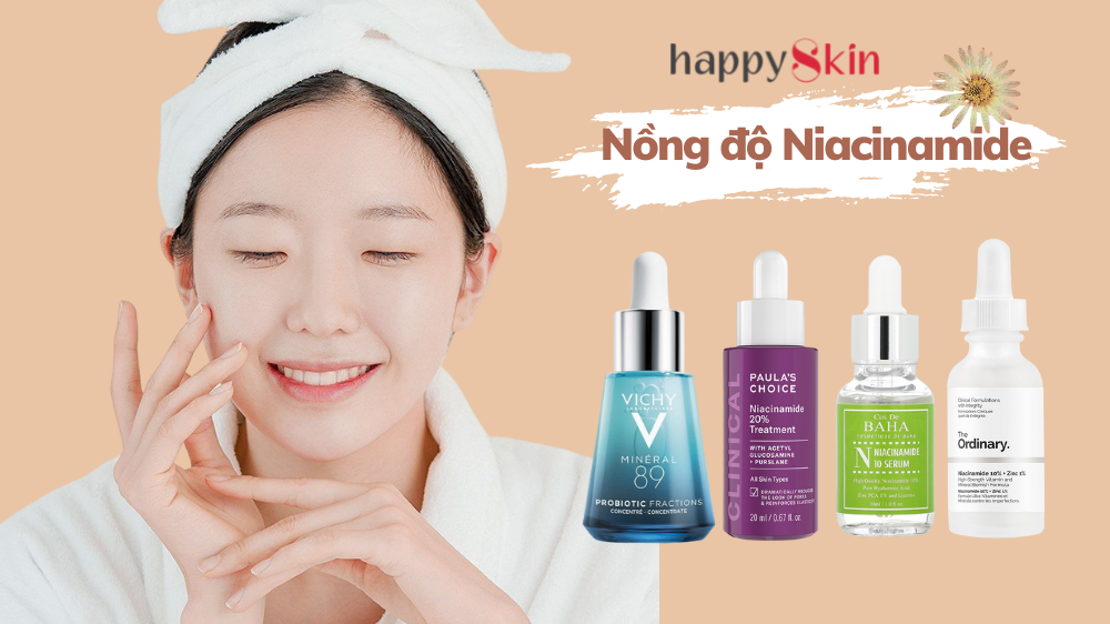 Nồng độ Niacinamide bao nhiêu là hiệu quả?