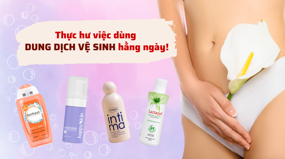 Dng dung dch v sinh hng ngy c khin vng kn bt n?Emmie by  HappySkin