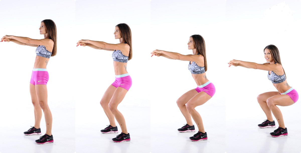 Tập squat đúng cách để mông nở đùi vẫn thon