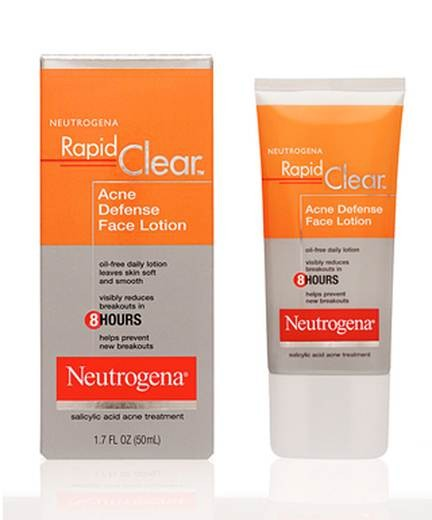 Neutrogena Rapid Clear Acne Defense Face Lotion