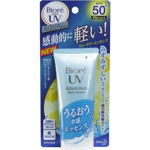 Bioré Bright Face Milk & Bioré UV Aqua Rich Watery Essence Water Base