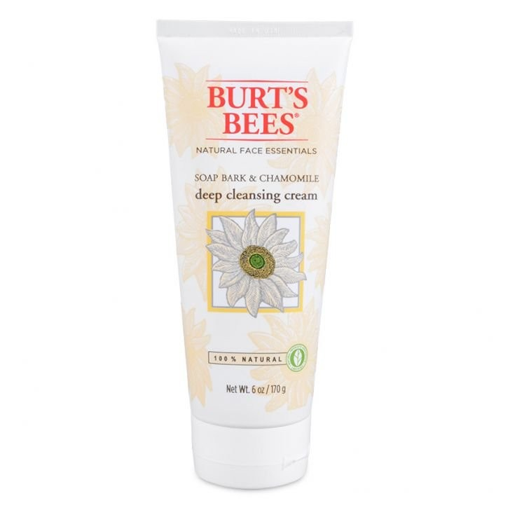 Burt’s Bee Soap Bark & Chamomile deep cleansing cream