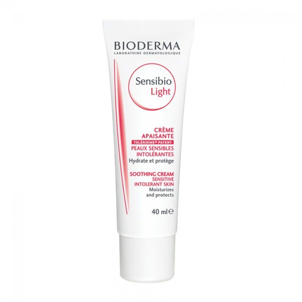 Kem làm dịu và dưỡng ẩm Bioderma Sensibio Light Cream 40ml