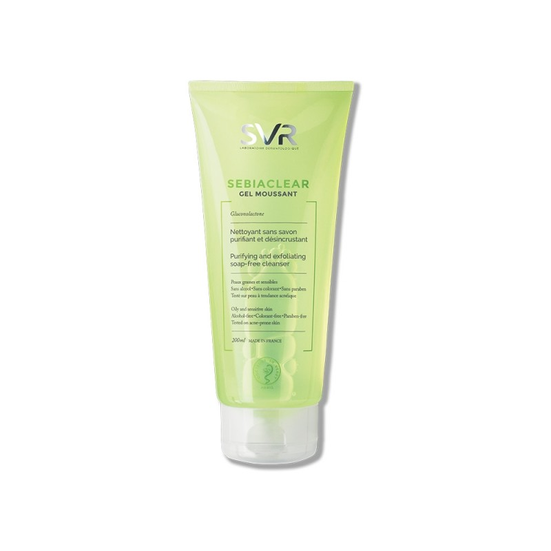 Gel rửa mặt dành cho da dầu SVR Sebiaclear Gel Moussant 200ml