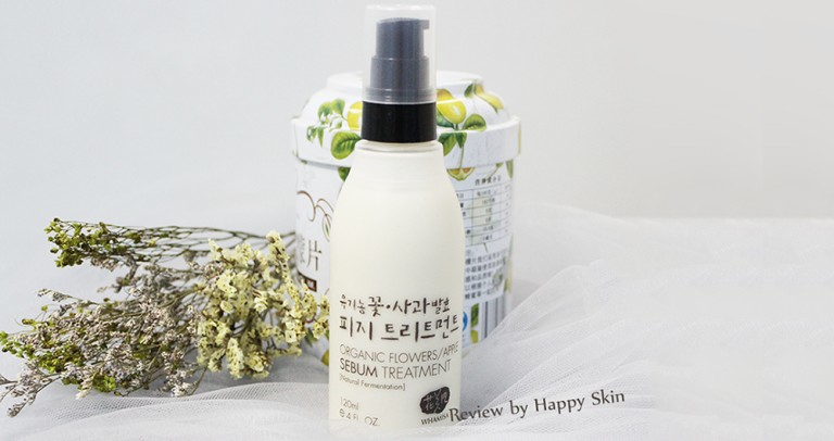 Có thực sự Whamisa Organic Flowers Sebum Treatment là tinh chất đặc trị bã nhờn?