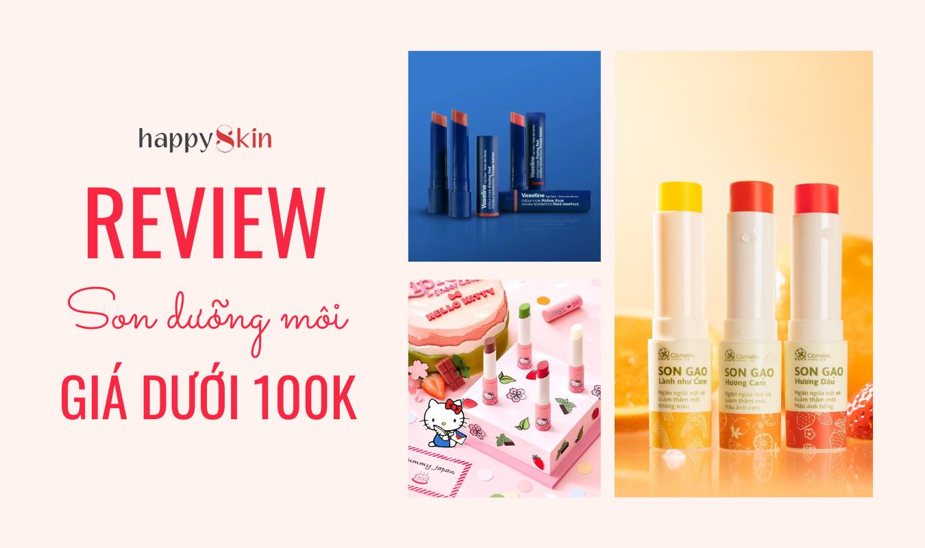 Review 3 Son Dưỡng Môi Giá Dưới 100K: Vaseline, LipIce Sheer Color, Cỏ Mềm