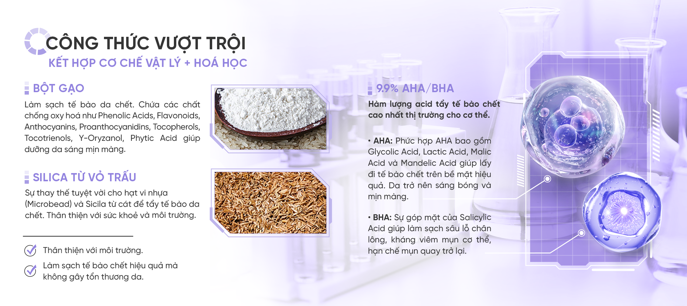 Tẩy Tế Bào Chết Làm Sáng Da Toàn Thân Emmié by HappySkin Smooth & Bright Body Exfoliator 200g