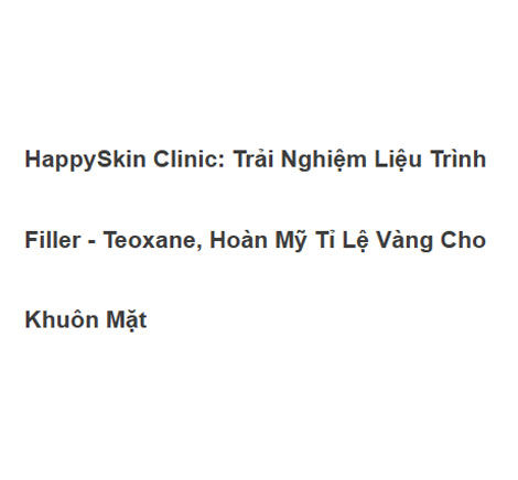 Happyskin Beauty Clinic