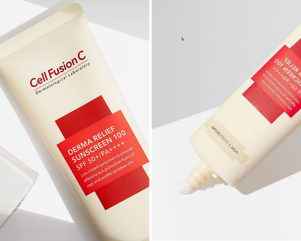 Kem chống nắng Cell Fushion C Derma Relief Sunscreen 100 an toàn cho bà bầu