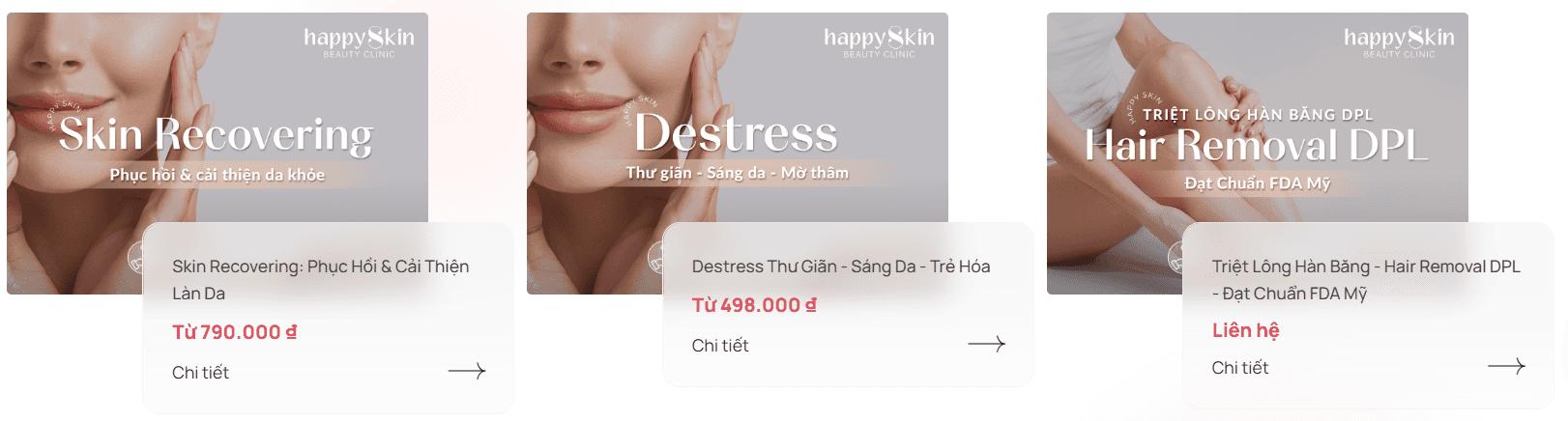 Dịch vụ Spa khác tại HappySkin