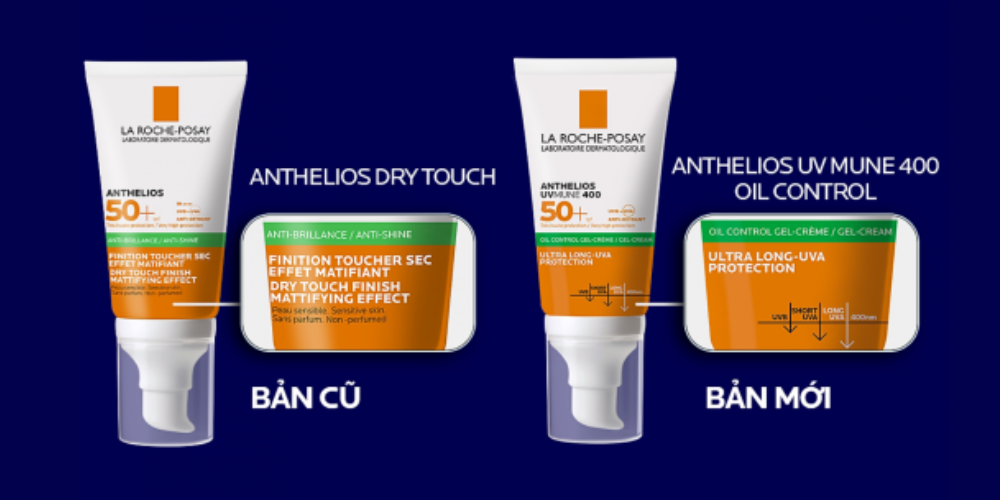 Kem chống nắng La Roche Posay Anthelios UVMune 400 Gel-cream Oil Control (Bản mới)
