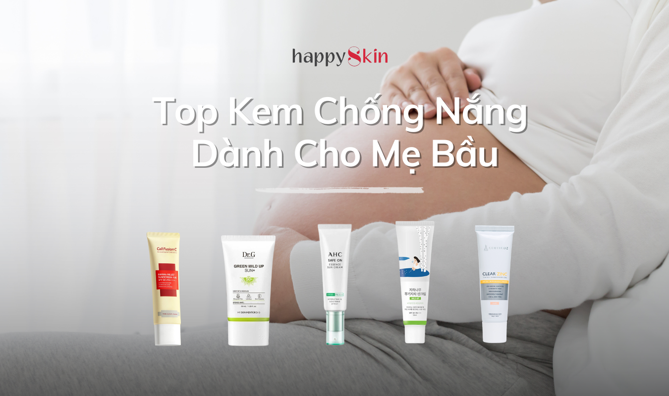 Top 5 Kem Chống Nắng Cho Bà Bầu, An Toàn, Lành Tính