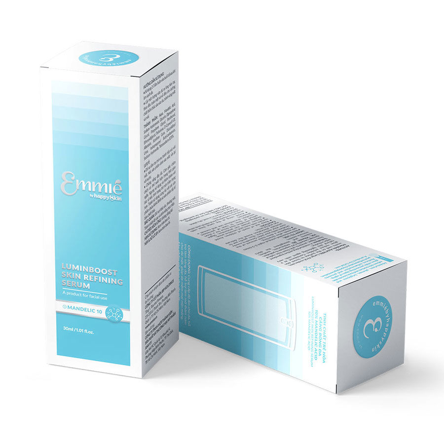 Serum Emmié by Happyskin Luminboost Skin Refining Serum - Trẻ Hóa Và Căng Bóng Da 30ml (Mandelic 10%)