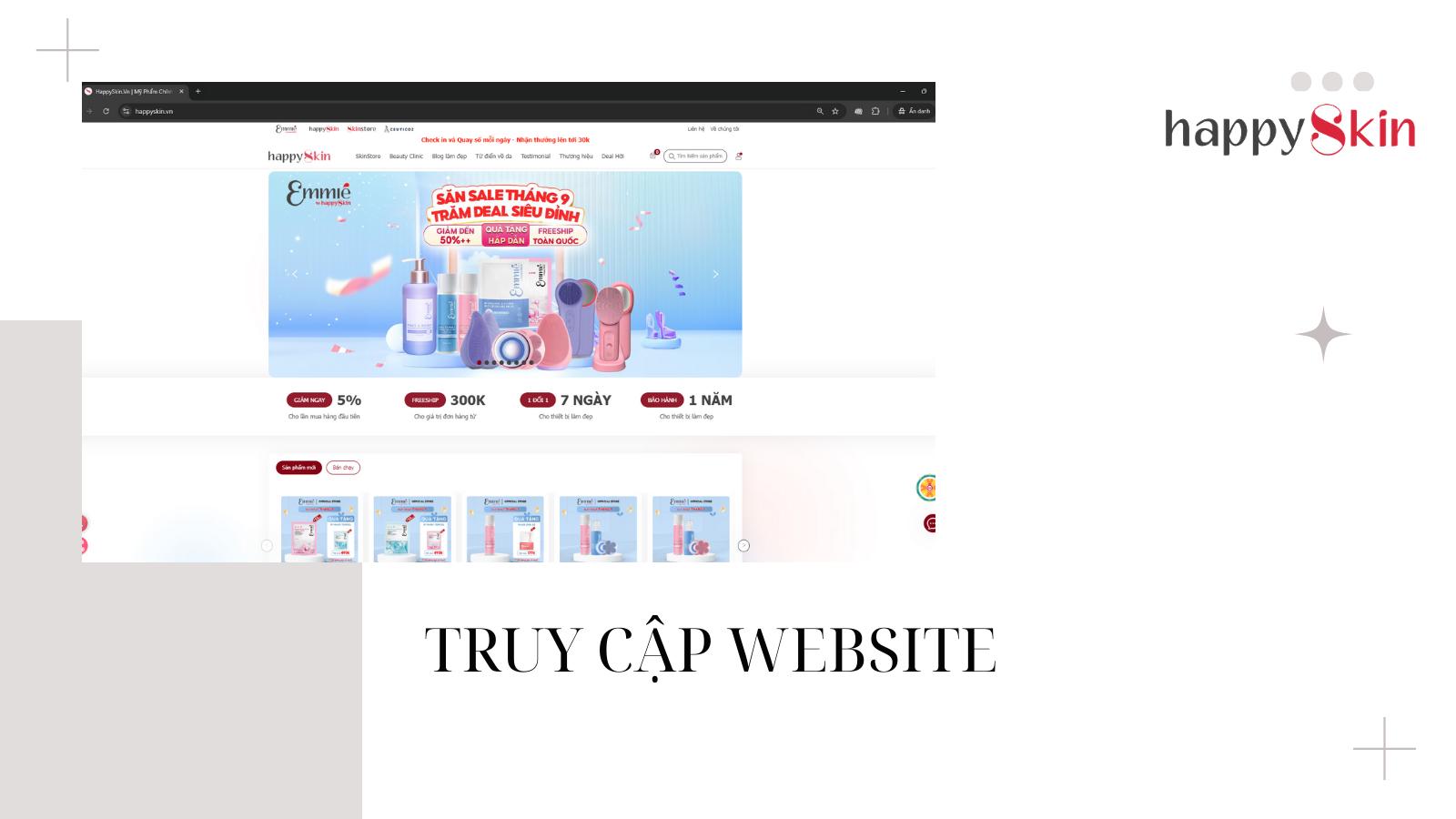 Truy cập website