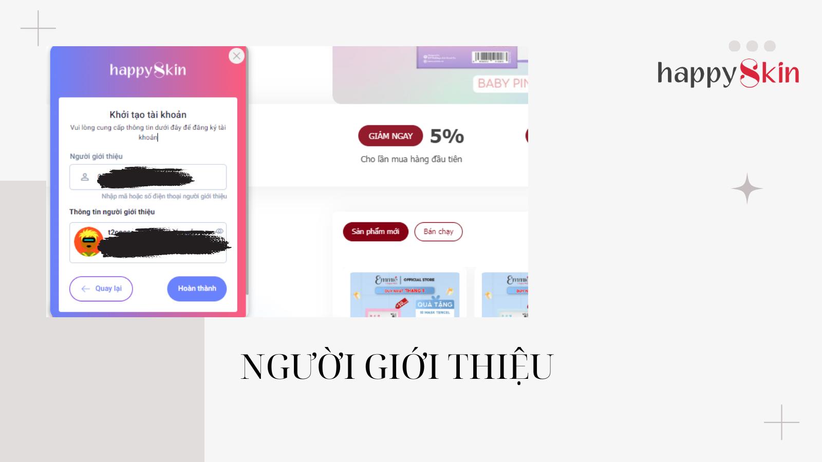 Nhập mã người giới thiệu