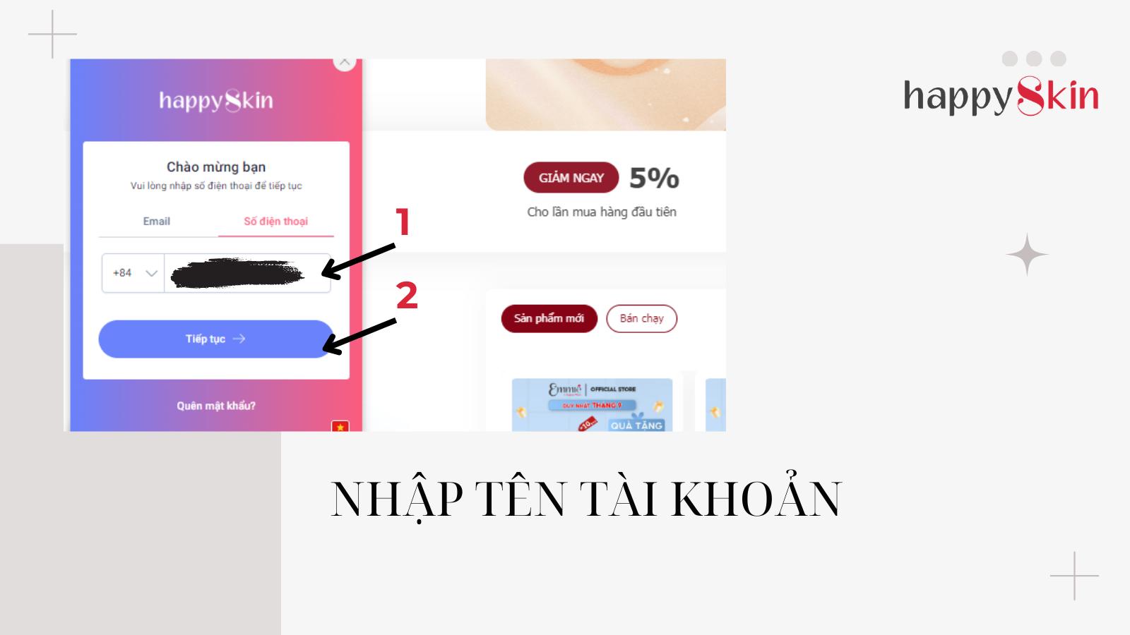 Nhập thông tin đăng nhập