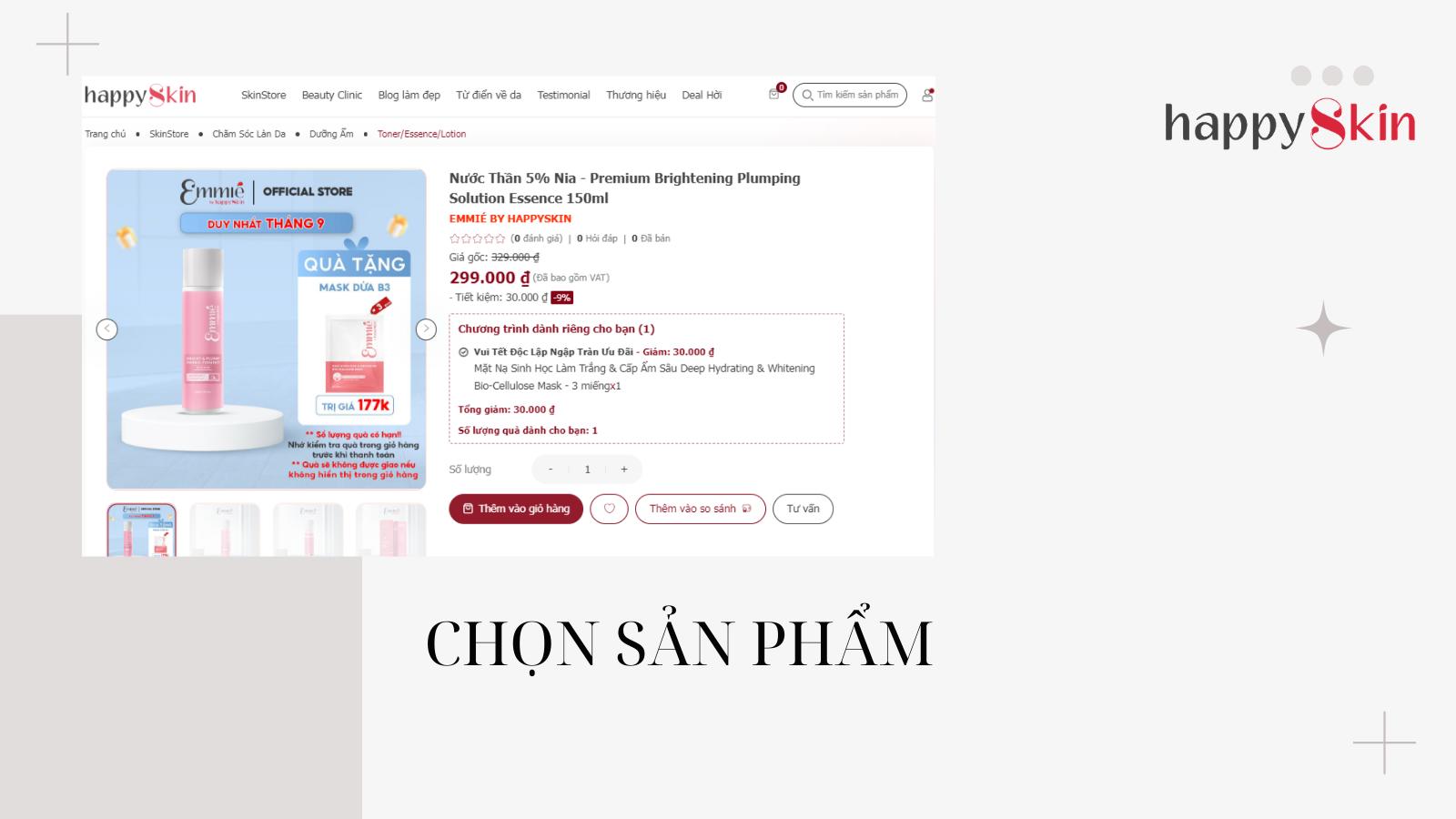 Bước 1: lựa chọn trang sản phẩm bạn muốn làm Affiliate.