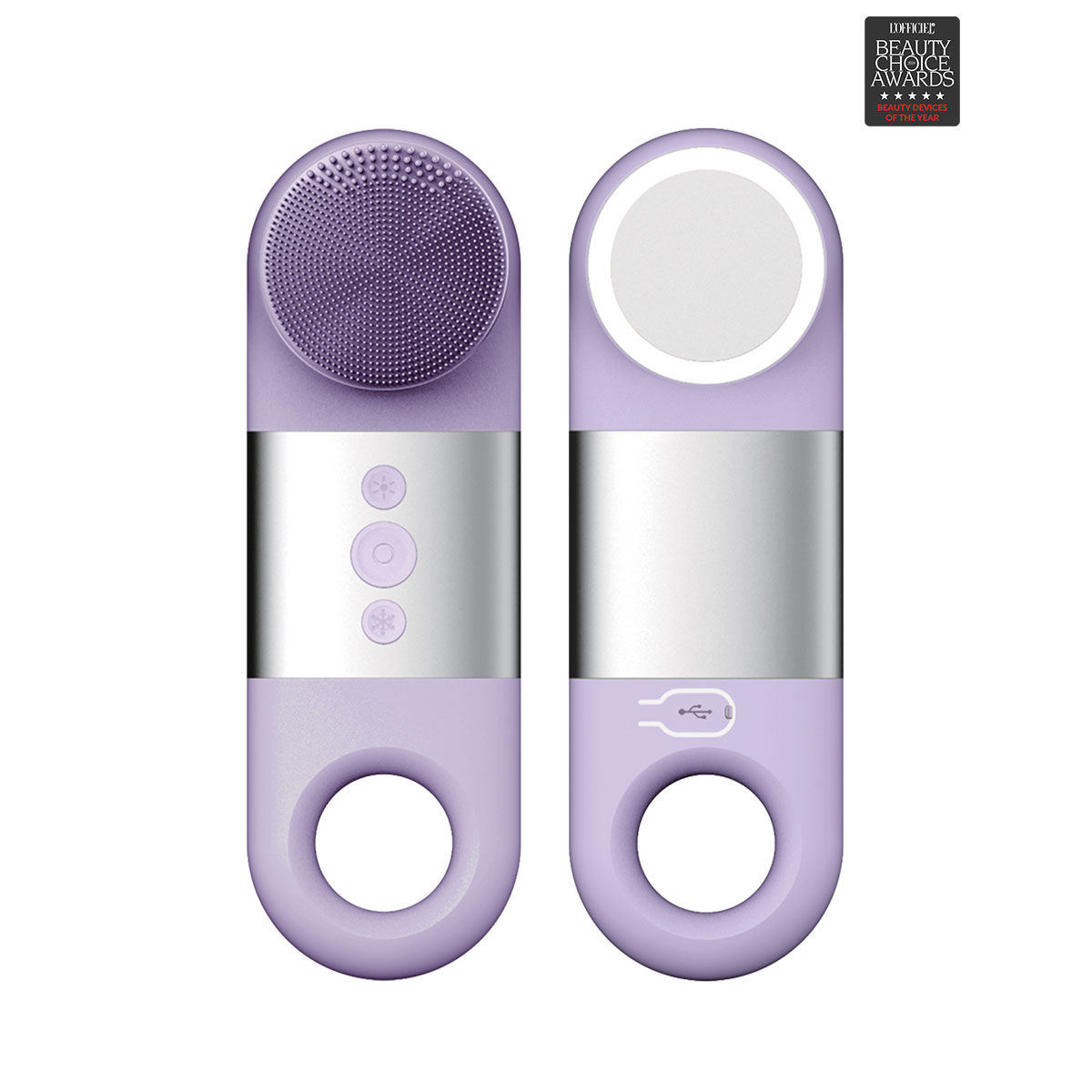 Máy Rửa Mặt Đa Năng SonicRadiant 5-in-1 Beauty Device - Deluxe Silver Edition - PURPLE