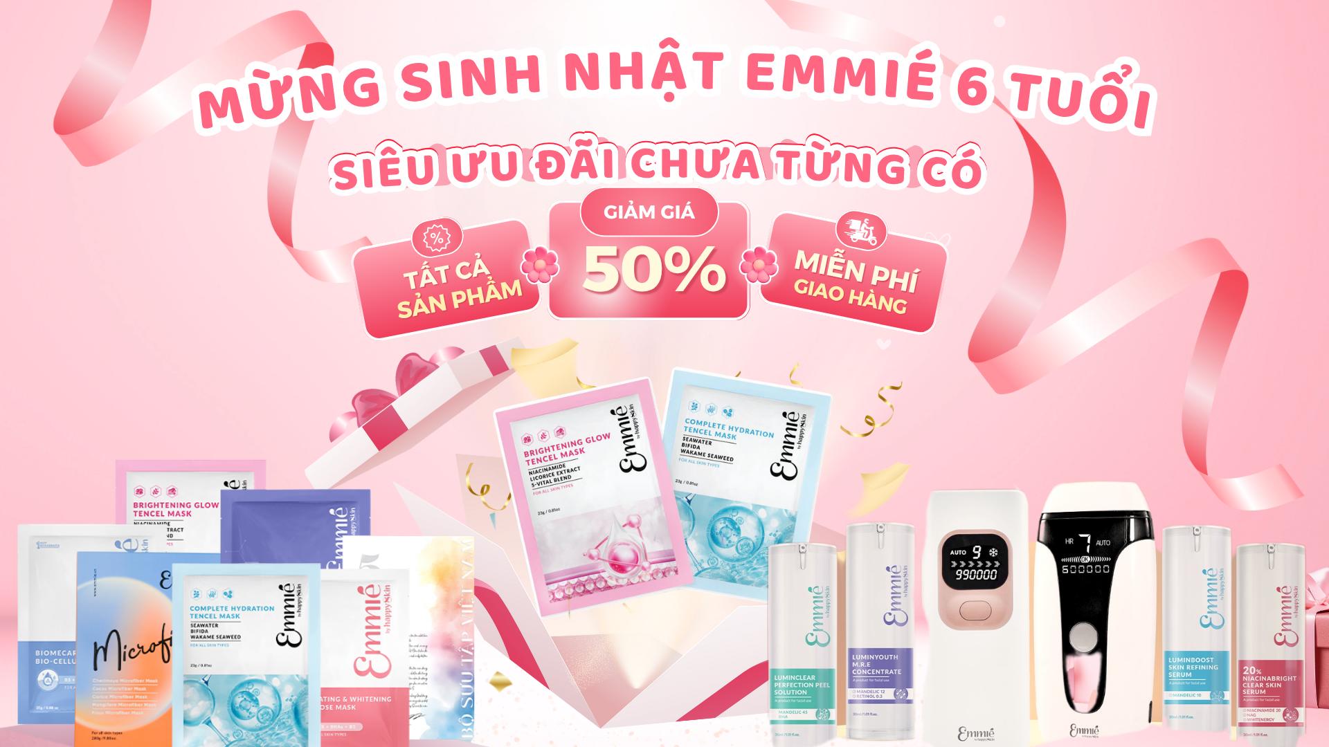 🎉 Emmié Mừng Sinh Nhật 6 Tuổi – Ưu Đãi Đặc Biệt Chỉ Dành Riêng Cho Bạn!