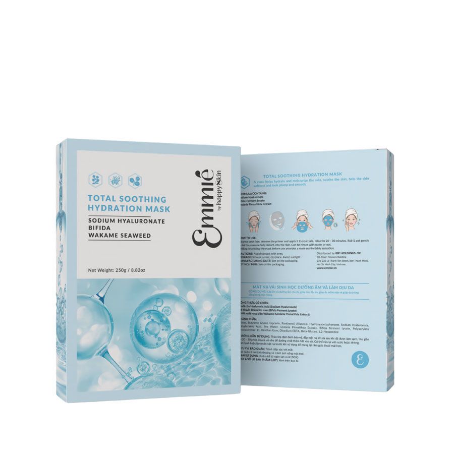 Hộp 10 Miếng Mặt Nạ Dưỡng Ẩm Chuyên Sâu Emmié Complete Hydrating Tencel Mask 25g