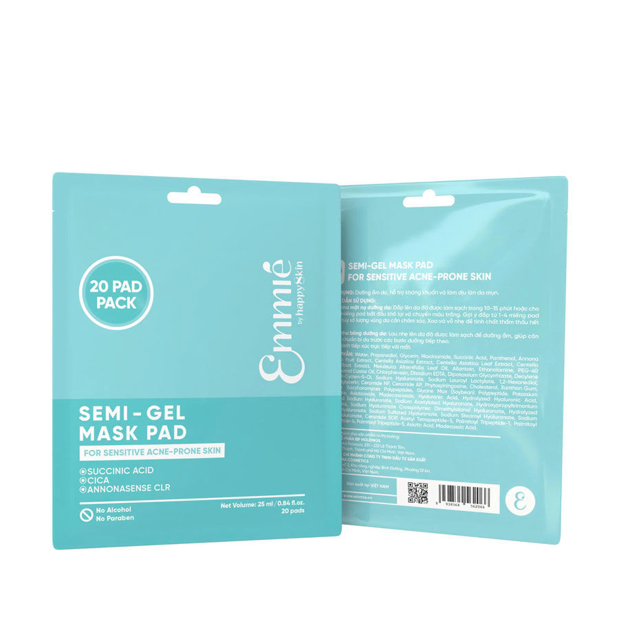 Túi Zip Mask Pad Xanh 20 Miếng