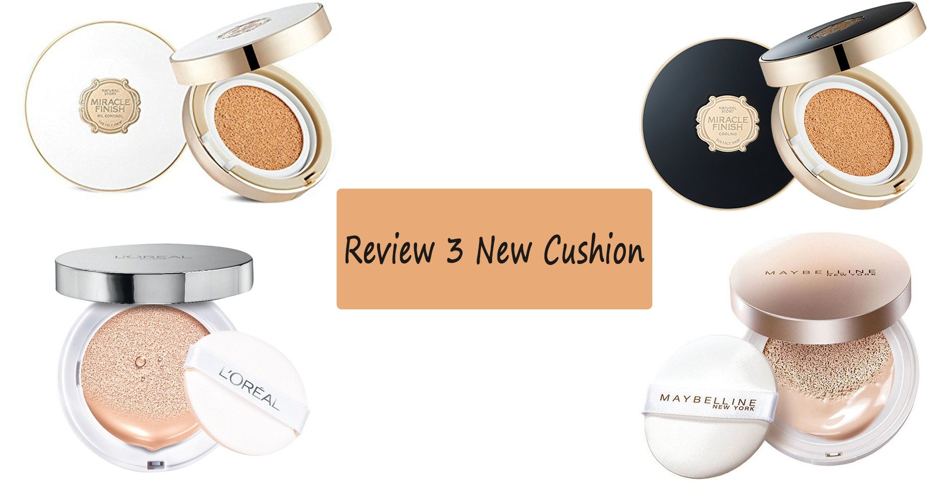 Test độ che phủ của 3 em cushion trung cấp mới ra mắt gần đây